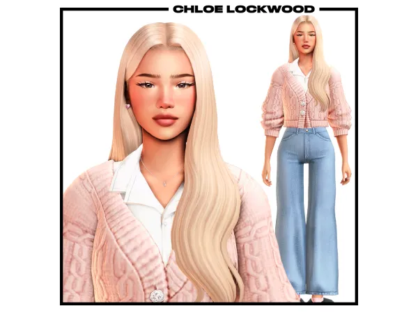 Maxis Match Chloe Lockwood by rensimss_ - The Sims 4 Custom Content