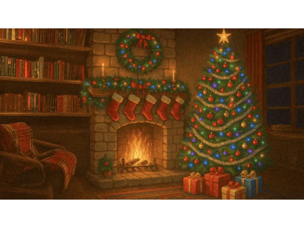 Mix Winter Loading Screens 2025 - The Sims 4 Custom Content