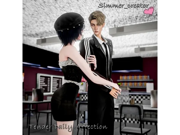 Mix Tender Daily Affection - The Sims 4 Custom Content