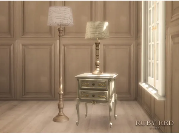 Mix Country Style Lamps by RubyRed1023 - The Sims 4 Custom Content
