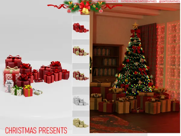 Mix Christmas Presents - The Sims 4 Custom Content