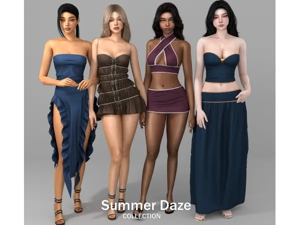 Alpha Summer Daze Collection - The Sims 4 Custom Content