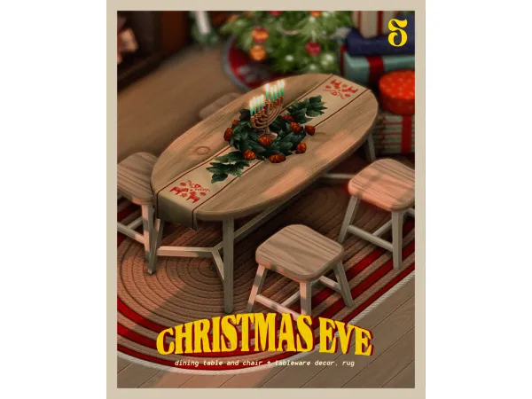 Maxis Match Christmas Eve by sonechk0 - The Sims 4 Custom Content