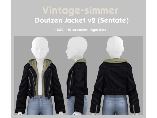 Maxis Match Doutzen v2 simmer by vintage - The Sims 4 Custom Content