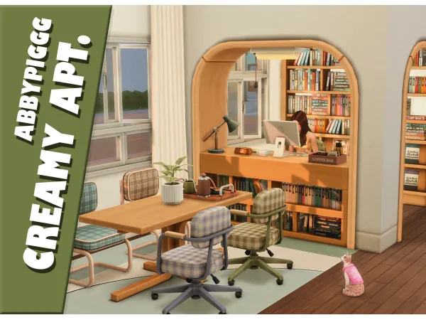 Maxis Match Creamy APT. Part1&2 120CC by AbbyPIGGG - The Sims 4 custom content