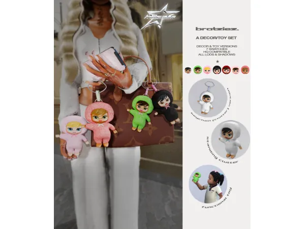 Mix bratziez inspired dolls by trillqueen - The Sims 4 Custom Content