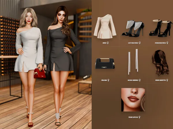 Alpha Miranda Set - The Sims 4 Custom Content