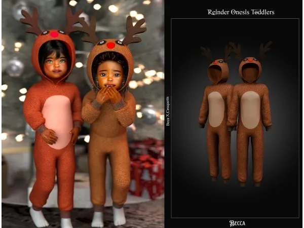 Becca Xmas Collection Reinder onesie