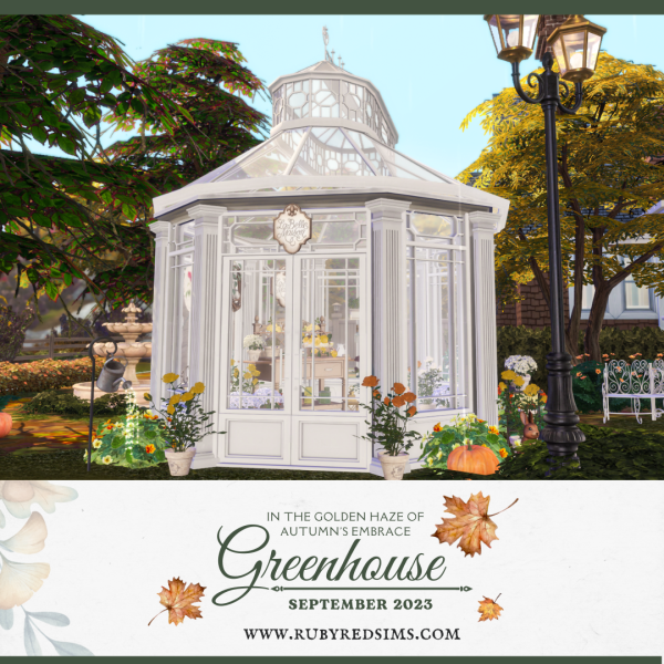 Mix Greenhouse Part 1 Windows Doors by simsfinds - The Sims 4 Custom Content