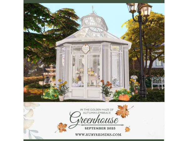 Mix Greenhouse Part 1 Windows Doors by RubyRed1023 - The Sims 4 Custom Content