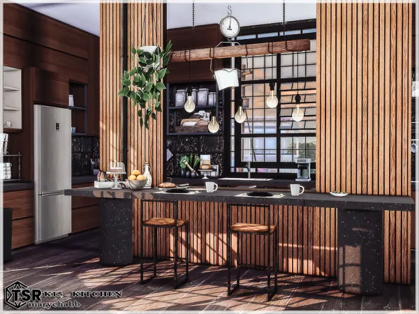 Alpha K15 Kitchen by marychabb - The Sims 4 Custom Content