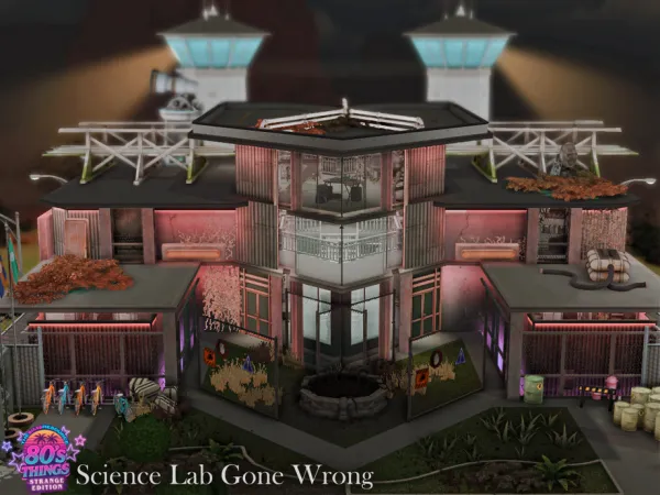 Maxis Match Science Lab Gone Wrong l noCC - The Sims 4 Custom Content