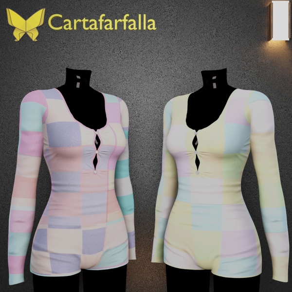 Alpha Cartafarfalla Mosaelle by cartafarfalla - The Sims 4 Custom Content