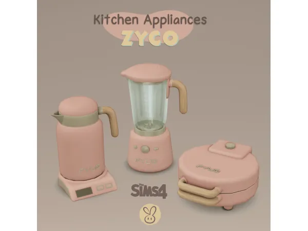 Maxis Match Kitchen Appliances ZYCO by Lemonbunny - The Sims 4 Custom Content