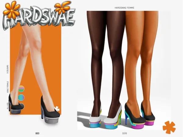 Alpha [Hu2200RDSWAE] FREE GIFT ss2010 Vintage Heel Collection - The Sims 4 Custom Content