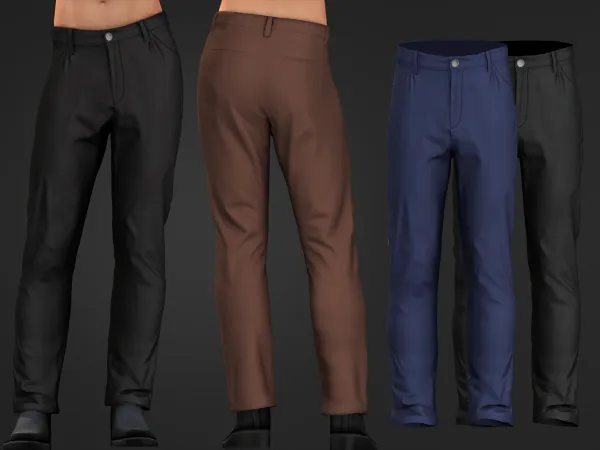 Alpha Noel Male Pants - The Sims 4 Custom Content