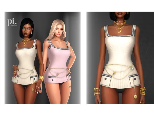 Alpha Tyla's 2025 VMA Dress (Free) - The Sims 4 Custom Content