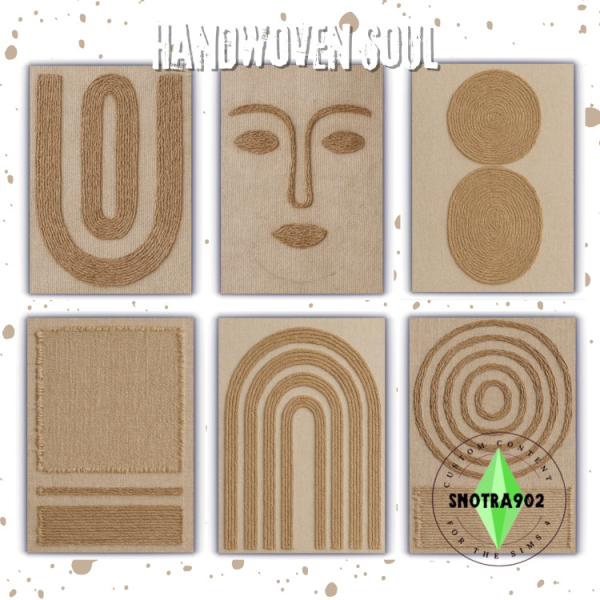 Mix Handwoven Soul by simsfinds - The Sims 4 Custom Content