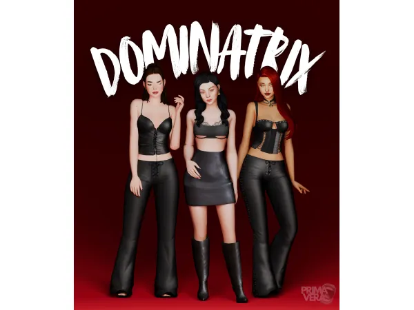 Maxis Match Dominatrix Collection by Primavera_ - The Sims 4 custom content