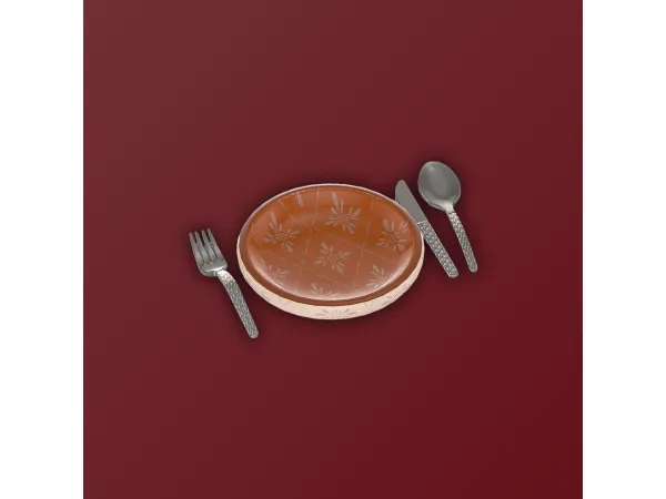 Mix ArwenK Dinnoir Plate Setting - The Sims 4 Custom Content
