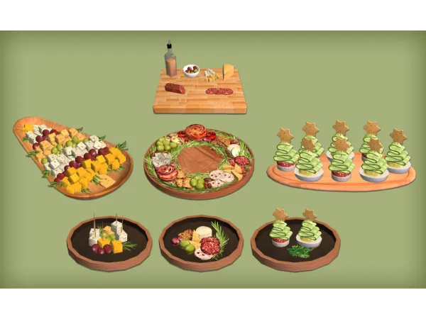 jacky93sims Appetizers New Yearu2019s Eve - The Sims 2 Custom Content