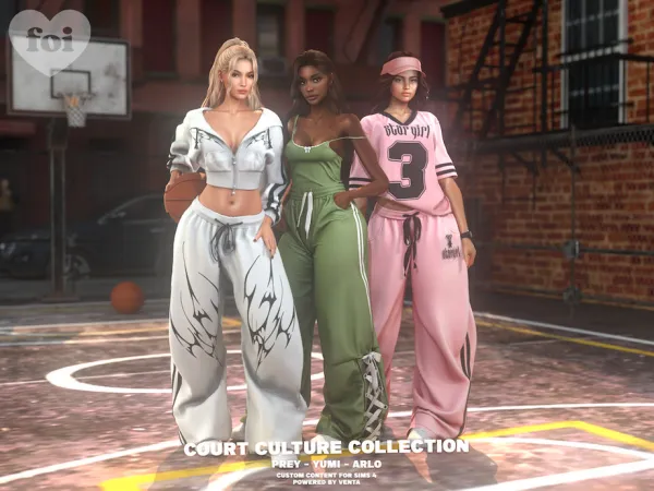 Alpha FOI Yumi Set - The Sims 4 Custom Content