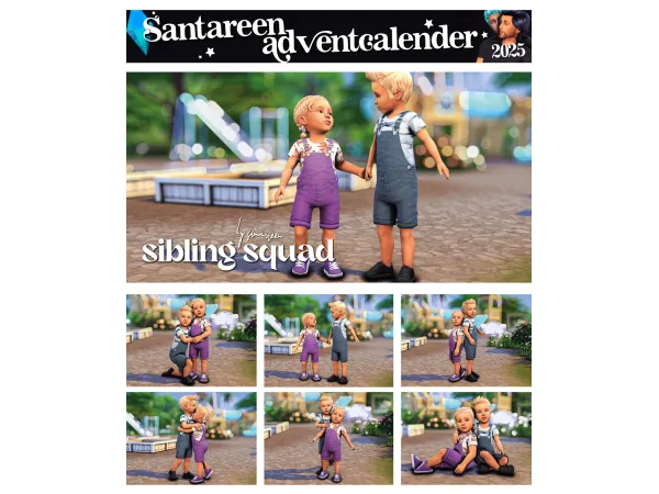 Mix 'Sibling squad' by simmireen - The Sims 4 Custom Content