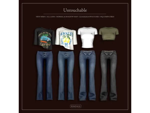 Alpha [RIMINGS] Untouchable - The Sims 4 Custom Content