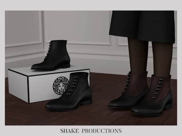Alpha Victorian Shoes (Kids) - The Sims 4 Custom Content