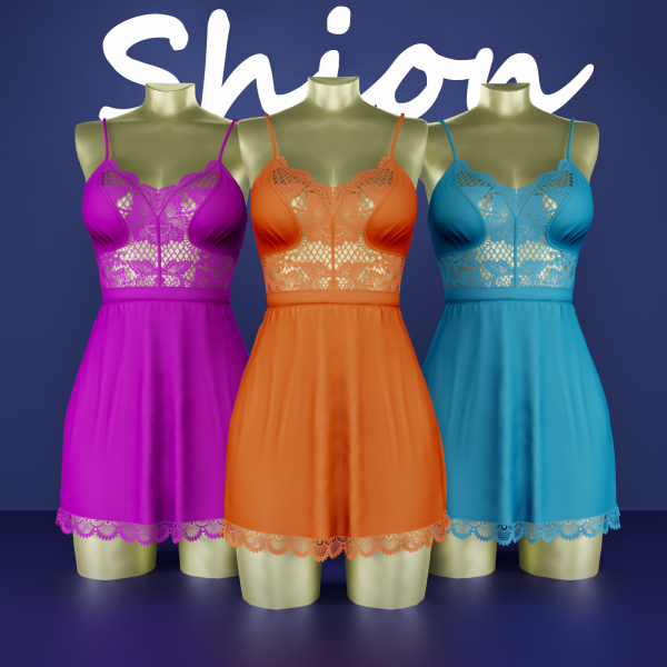 Alpha Shion Renee Sleepwear by shion_sims - The Sims 4 Custom Content