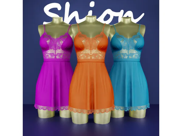 Alpha Shion Renee Sleepwear - The Sims 4 Custom Content