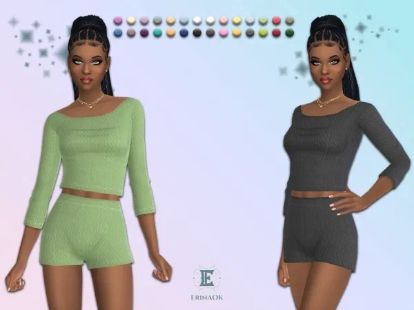 Mix ErinAOK Womens Outfit 121925 - The Sims 4 Custom Content