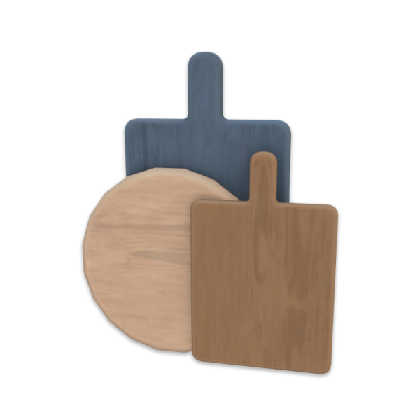 Maxis Match Wooden Board from Modern Kitchen Set by comiko - The Sims 4 Custom Content