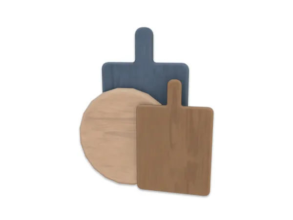 Maxis Match Wooden Board from Modern Kitchen Set by Comiko - The Sims 4 Custom Content