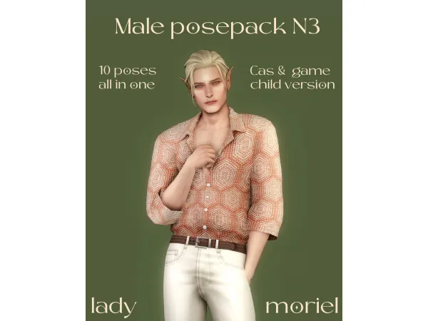 Mix Male posepack N3 by moriel - The Sims 4 Custom Content