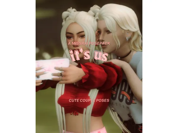Mix it's us a couple posepack by rabiesims - The Sims 4 Custom Content