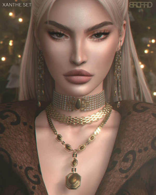 Alpha XANTHE SET by simsfinds - The Sims 4 Custom Content