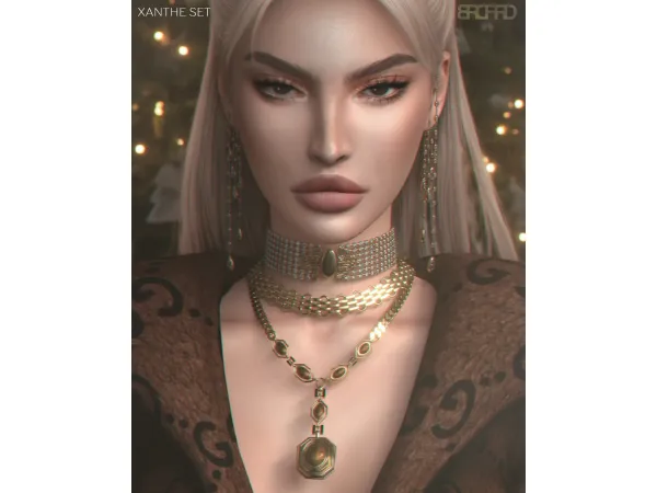 Alpha XANTHE SET by bradfordsims - The Sims 4 Custom Content