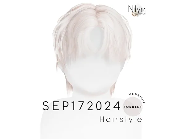 Alpha NILYN SEP172024 HAIR TODDLER - The Sims 4 Custom Content