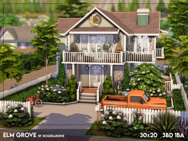 Maxis Match Elm Grove (NO ) by xogerardine - The Sims 4 Custom Content