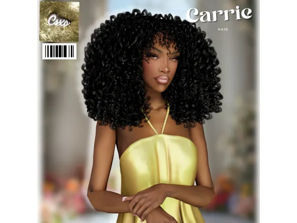 Alpha Carrie Hair by cecesimsxo - The Sims 4 Custom Content