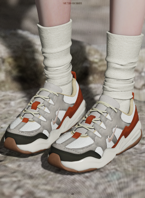 Alpha NIKE Tech Hera Sneakers by simsfinds - The Sims 4 custom content