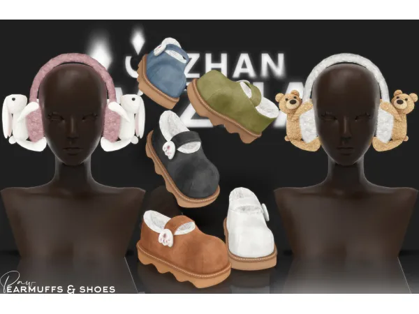 [PAW Earmuffs & Shoes] by cazhancc
