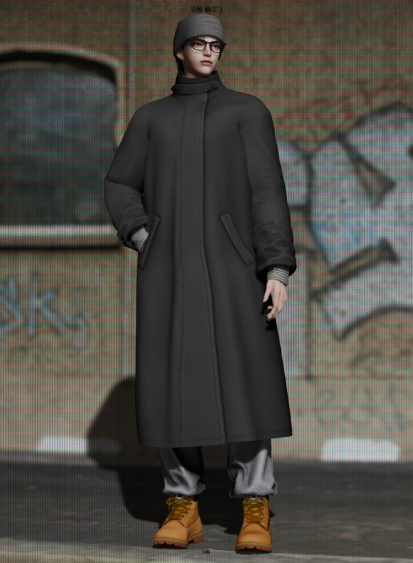 Alpha Seung Min Set 3 by simsfinds - The Sims 4 Custom Content