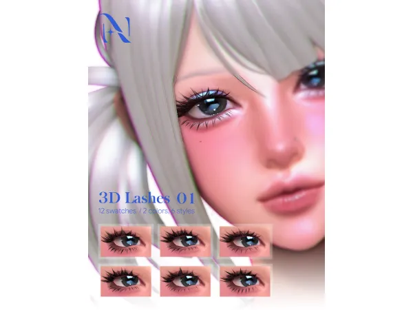 Mix 20251218 Makeup set by NthngNthng - The Sims 4 Custom Content