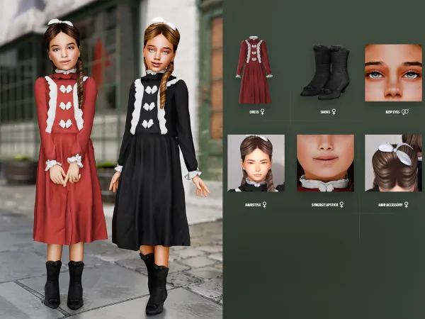 Christmas Past - Victorian Girl Set (Kids)