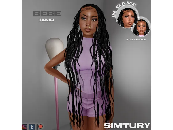 Alpha Bebe Nene by simtury - The Sims 4 Custom Content