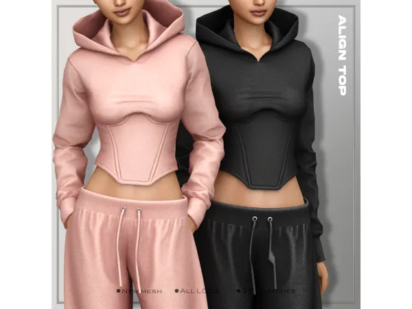 Alpha Belaloallure_Aera collection - The Sims 4 Custom Content