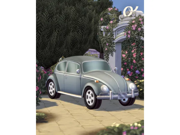 Blossom & Bone: Vintage Volkswagen Beetle by oliolicc