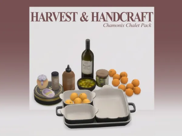 Maxis Match Harvest Handcraft by iiwaen - The Sims 4 Custom Content